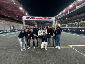 Meccanica 42 team after the Final Race at Yas Marina Circuit