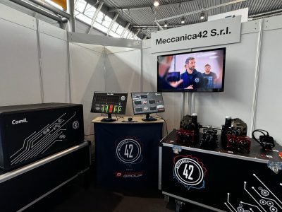 Meccanica 42's actuators and Camera system for autonomous driving at ADAS expo in Stuttgart, 2024